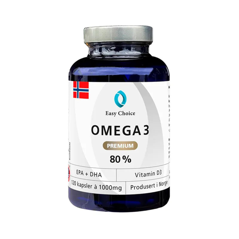 Easy Choice Omega-3 Premium 120 kapsler