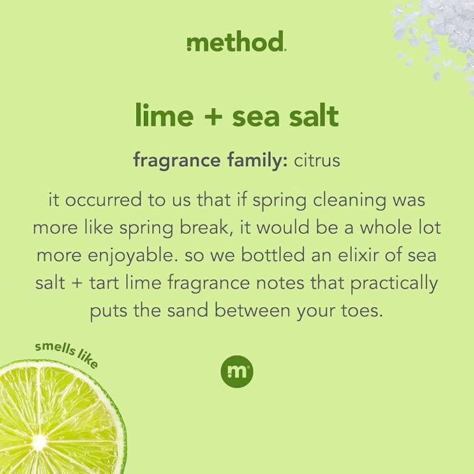Method Universal Rengjøring, Lime + Sea Salt, 828ml